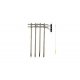 Pre-Wired Poles - Utility System -- Double Crossbar, O, Woodland Scenics 2281