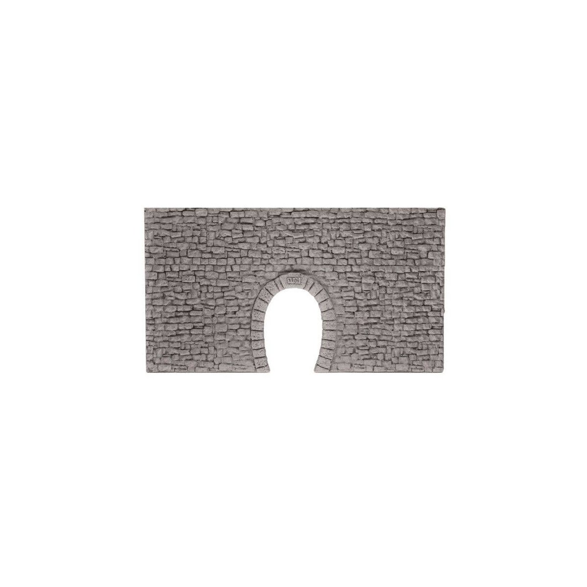 Single-Track Quarrystone Tunnel Portal -- For Narrow Gauge Railroads 9-1/16 x 5′ 23 x 12.7cm, HOn30, Noch Gmbh & Co 58026