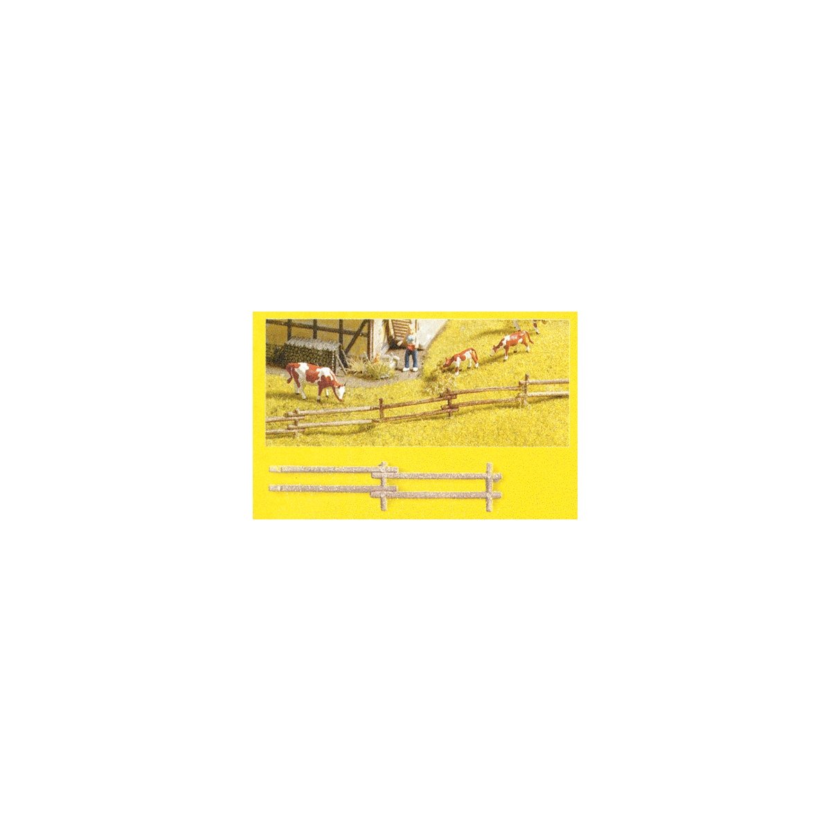 Field Fence -- 2-1/4 x 1/4′ 5.8cm x .7cm pkg(18), N, Noch Gmbh & Co 33010
