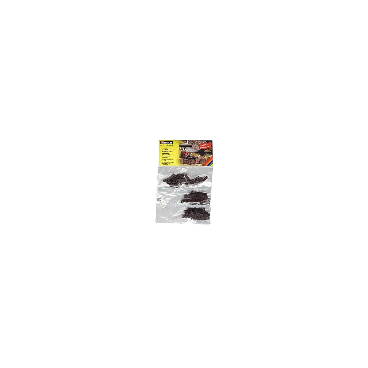 Garden Fences -- 72 Sections, Total Lenght Approx. 150cm - 59.1′, N, Noch Gmbh & Co 33096