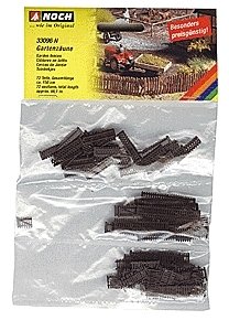 Garden Fences -- 72 Sections, Total Lenght Approx. 150cm - 59.1′, N, Noch Gmbh & Co 33096
