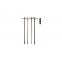 Pre-Wired Poles - Utility System -- Single Crossbar, O, Woodland Scenics 2280