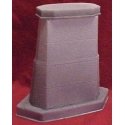 Single Deck Bridge Pier -- 35′ Smooth Concrete, HO, Pre-Size Model Specialities 133