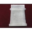 Bridge Abutment w/Separate Retaining Wall -- Quarry Dressed Granite w/Round Corners 5 , HO, Pre-Size Model Specialities 152
