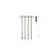 Pre-Wired Poles - Utility System -- Single Crossbar, N, Woodland Scenics 2250