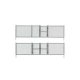 Chain Link Fence - Kit with Gates, Hinges & Planter Pins -- Total Scale Length: 192′ 58.5m, O, Woodland Scenics 3003