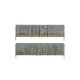 Privacy Fence - Kit with Gates, Hinges & Planter Pins -- Total Scale Length: 192′ 58.5m, O, Woodland Scenics 3005