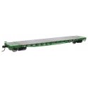 53′ GSC Flatcar - Ready to Run -- Burlington Northern 612866, HO, WalthersMainline 6601