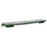 53′ GSC Flatcar - Ready to Run -- Burlington Northern 612866, HO, WalthersMainline 6601