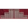Tunnel Abutments pkg(2) -- Timber - 6-3/4 x 4-1/2′ 17 x 11.5cm, HO, Pre-Size Model Specialities 107