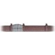 Stone Wall w/Metal Gate, HO, Busch Gmbh & Co Kg 6014