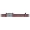 Stone Wall w/Metal Gate, HO, Busch Gmbh & Co Kg 6014