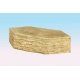 Single-Track Bridge Cutwater -- Split Stone, HO, Monroe Models 736