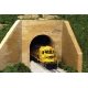 Single-Track Tunnel Portal -- Board-Formed Poured Concrete, HO, Monroe Models 128