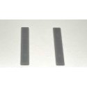 Flat Capstones for Straight Walls - 3D Printed Kit -- Unpainted, pkg(18), HO, Phoenix Precision Models 31504