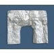 Single-Track Tunnel Portal -- Blasted Rock, HOn3, Monroe Models 120