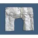 Single-Track Tunnel Portal -- Blasted Rock, HOn3, Monroe Models 120