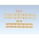Pasture & Hunting Fence, Era I -- 10-11/16` 27.2cm & 9-13/16` 24.9cm Total Length, N, Faller Gmbh 272407