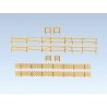 Pasture & Hunting Fence, Era I -- 10-11/16` 27.2cm & 9-13/16` 24.9cm Total Length, N, Faller Gmbh 272407