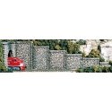 Retaining Walls pkg(6 Unpainted Hydrocal(R) Castings) -- Random Stone, N, Woodland Scenics 1161