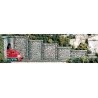 Retaining Walls pkg(6 Unpainted Hydrocal(R) Castings) -- Random Stone, N, Woodland Scenics 1161