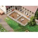 Three-Rail Fence - Kit -- 36-5/8′ 93cm Long, N, Faller Gmbh 272412