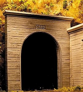 Single Track Concrete Tunnel Portal -- 2-13/32 x 2-1/2′ 6 x 6.25cm pkg(2), N, Chooch Enterprises 9720