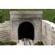 Single-Track Tunnel Portal -- Modern Concrete, N, Monroe Models 218