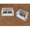 Concrete Culvert -- 2-5/16 x 1 x 1-3/8` 3 x 4` Scale Opening, 1931 Date Plate pkg(2), S, Pre-Size Model Specialities 526