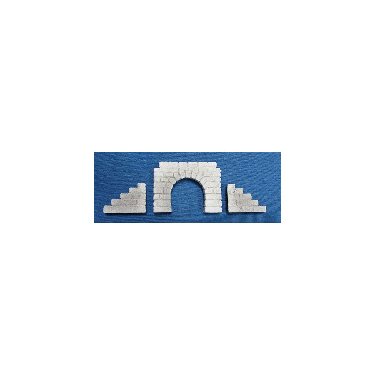 Cut Stone Tunnel Portal -- 2-3/8 x 1-3/4′ 5.9 x 4.4cm, Z, Pre-Size Model Specialities 901