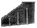 Abutments pkg(2) -- Random Stone - 2-1/2 x 3-3/4′ 6.2 x 9.4cm, N, Pre-Size Model Specialities 208