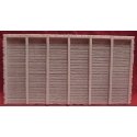 Retaining Wall -- Timber 6-1/4 x 3-1/2′ 15.5 x 8.5cm, HO, Pre-Size Model Specialities 110