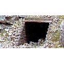 Culverts (Hydrocal Plaster Castings) pkg(2) -- Timber, All Scales, Woodland Scenics 1265