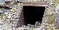 Culverts (Hydrocal Plaster Castings) pkg(2) -- Timber, All Scales, Woodland Scenics 1265
