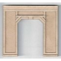 Single-Track Concrete Tunnel Portal - Laser-Cut Wood Kit -- 3 x 2-3/4 x 1/4′, N, GCLaser 9107