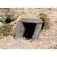 Culverts pkg(2) (Unpainted Hydrocal(R) Castings) -- Timber, N, Woodland Scenics 1165