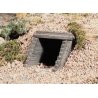 Culverts pkg(2) (Unpainted Hydrocal(R) Castings) -- Timber, N, Woodland Scenics 1165