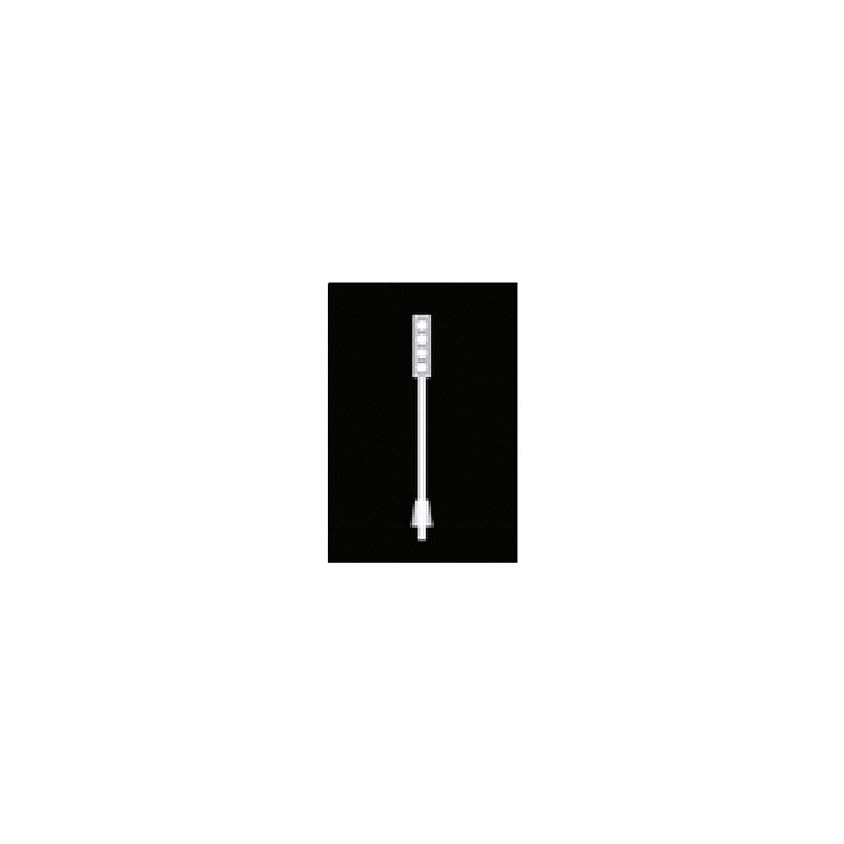 Light Pole - Nonoperating -- Style 1 (white) pkg(12), 1/200, JTT Miniature Tree 97303