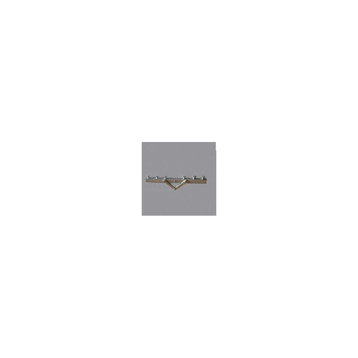 Railroad Telephone Pole Crossarms -- Unpainted Metal Castings pkg(4), HO, Alexander Scale 3205