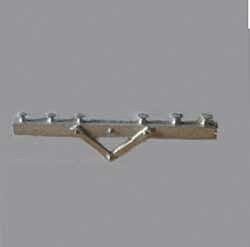 Railroad Telephone Pole Crossarms -- Unpainted Metal Castings pkg(4), HO, Alexander Scale 3205