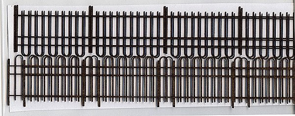 Classic Hairpin-Style Super Flex Fence - Kit (Laser-Cut Material) -- 28′ 71.1cm, O, Atlas O 4001005