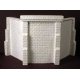 2 Cut-Stone Bridge Abutments with 4 Wing Walls -- Fits Central Valley Single-Track Truss Bridge (Sol, HO, Monroe Models 930