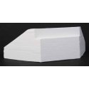 Single-Track Bridge Abutment - 1 Pair -- Board-Formed Concrete, Fits Central Valley Truss Bridge, HO, Monroe Models 554