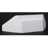 Single-Track Bridge Abutment - 1 Pair -- Board-Formed Concrete, Fits Central Valley Truss Bridge, HO, Monroe Models 554