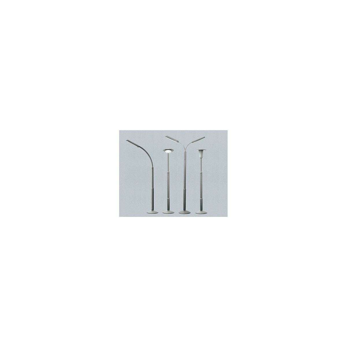 Streetlight Set pkg(4) -- Nonoperating, N, Faller Gmbh 272453