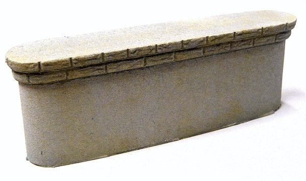 Double Concrete Bridge Pier -- 3-7/8 x 3/4 x 1-5/16′ 9.8 x 1.9 x 3.3cm pkg(2), N, Chooch Enterprises 9832