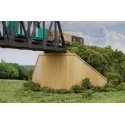 Bridge Abutment 2-Pack -- Kit, N, Walthers Cornerstone 3881