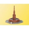 Fountain in Urach -- 2-3/8 x 2-3/8 x 2-3/4′ 6 x 6 x 7cm, HO, Kibri 38910