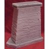 Single Deck Bridge Pier -- 30′ Old Concrete, HO, Pre-Size Model Specialities 132