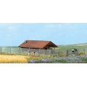 Metal Industrial Fence -- Kit - 37-13/32` 95cm Long x 1` 2.5cm Tall, HO, Busch Gmbh & Co Kg 1017